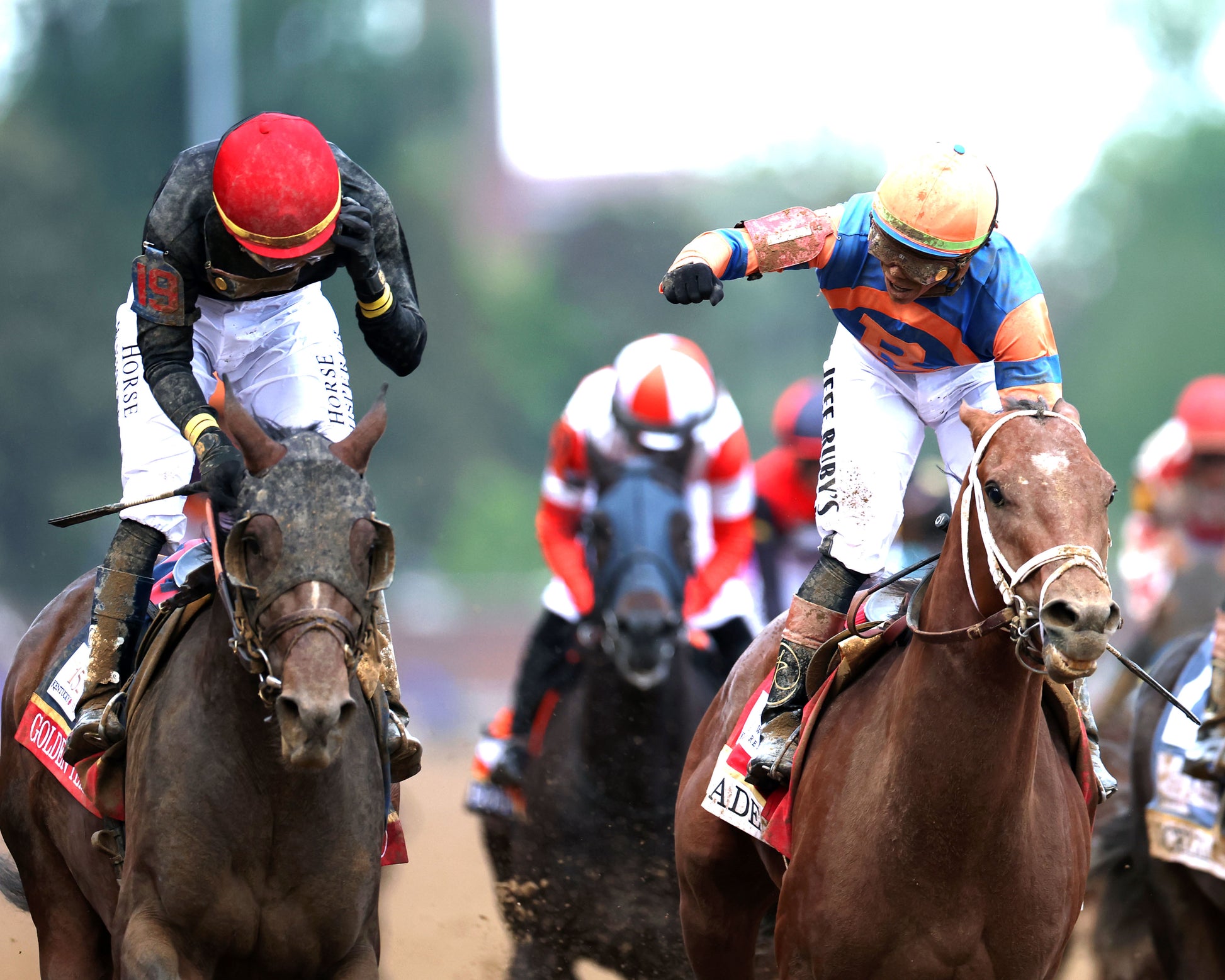 GOLDEN TEMPO - 050226 - Race 12 - CD  The Kentucky Derby G1- 152nd Running - Celebration 04 - Coady Media - Kurtis Coady Photography