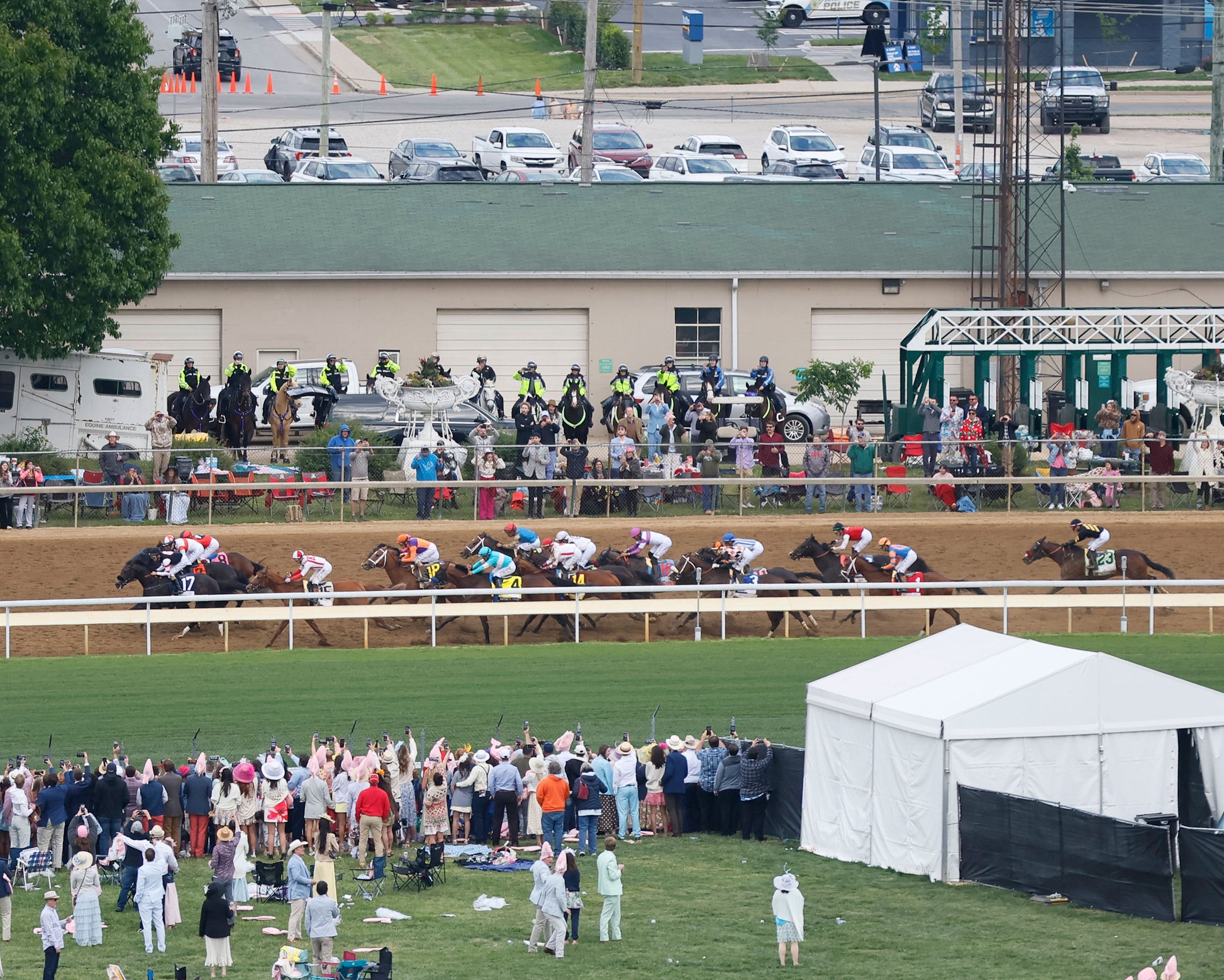 GOLDEN TEMPO - 050226 - Race 12 - CD  The Kentucky Derby G1- 152nd Running -Final Turn 01 - Coady Media - Kurtis Coady Photography