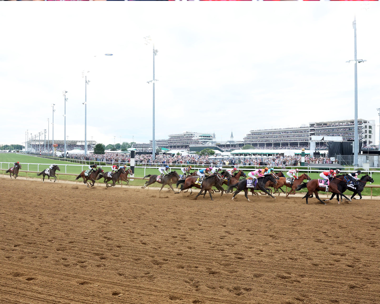 GOLDEN TEMPO - 050226 - Race 12 - CD  The Kentucky Derby G1 - 152nd Running - Final Turn 02 - Coady Media - Kurtis Coady Photography