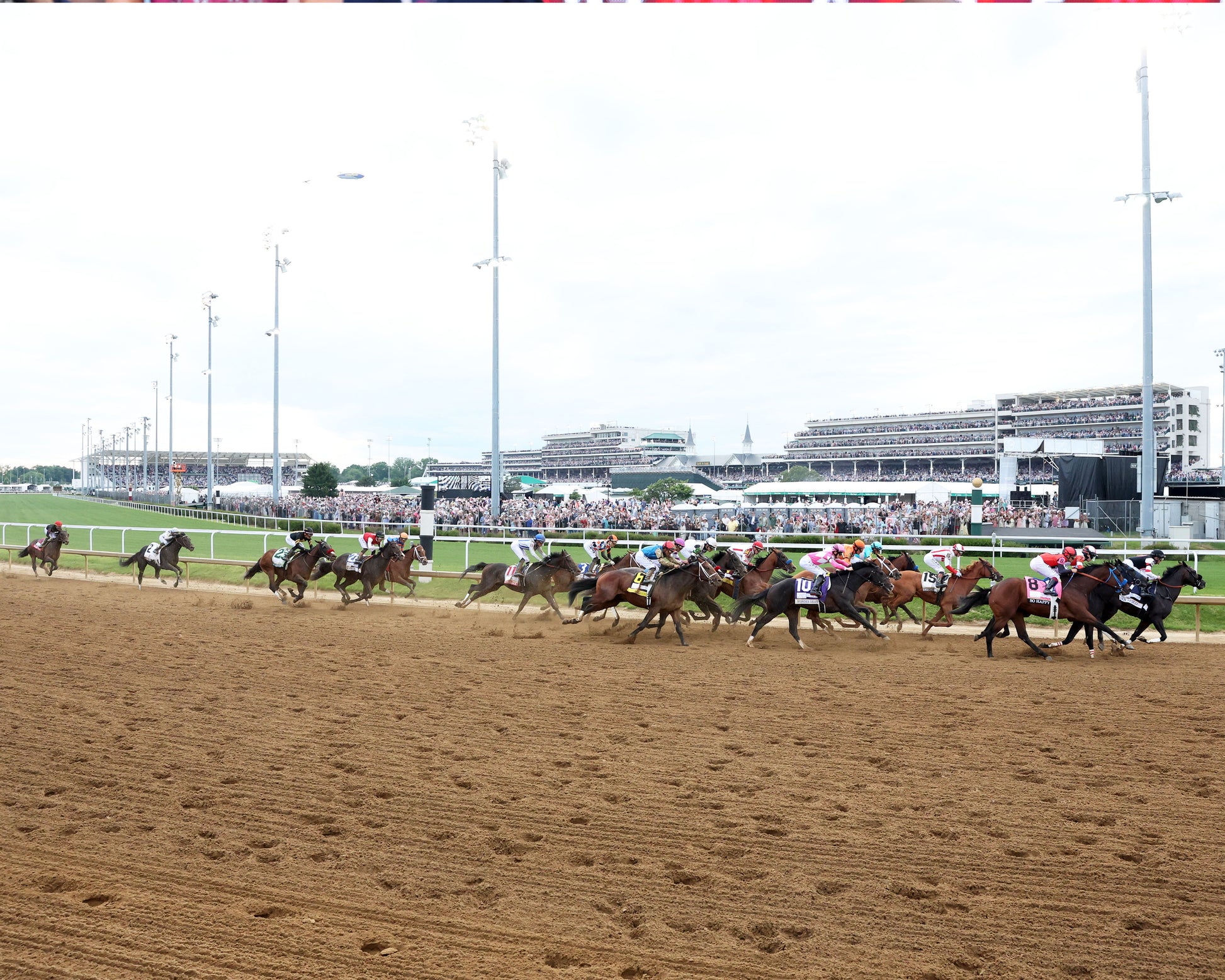 GOLDEN TEMPO - 050226 - Race 12 - CD  The Kentucky Derby G1 - 152nd Running - Final Turn 02 - Coady Media - Kurtis Coady Photography