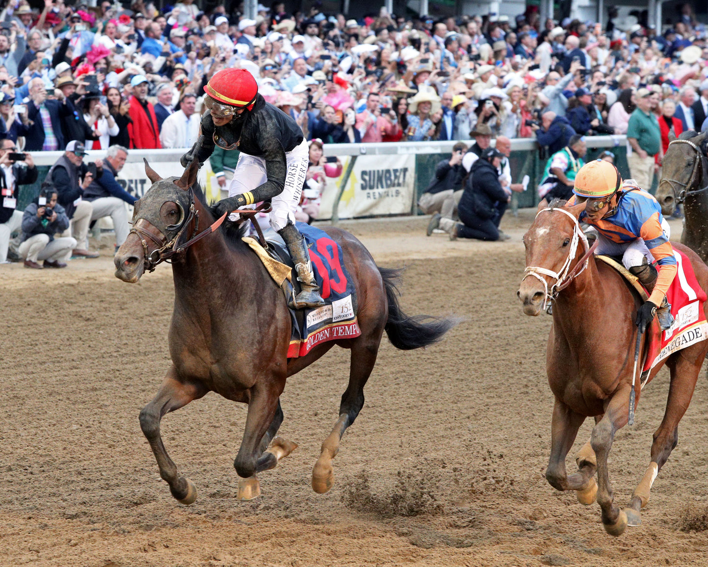 GOLDEN TEMPO - 050226 - Race 12 - CD  The Kentucky Derby G1- 152nd Running - Inside Finish 02 - Coady Media - Kurtis Coady Photography