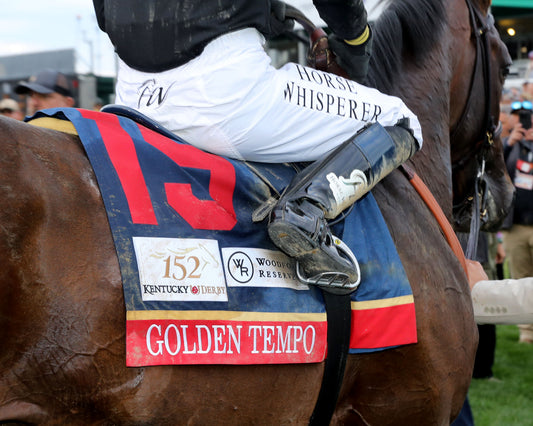GOLDEN TEMPO - 050226 - Race 12 - CD  The Kentucky Derby G1 - 152nd Running - Saddle Towel 03 - Coady Media - Kurtis Coady Photography