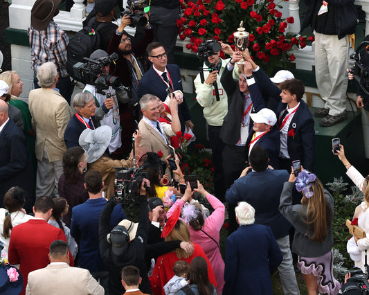 GOLDEN TEMPO - 050226 - Race 12 - CD  The Kentucky Derby G1- 152nd Running - Trophy 04 - Coady Media - Kurtis Coady Photography