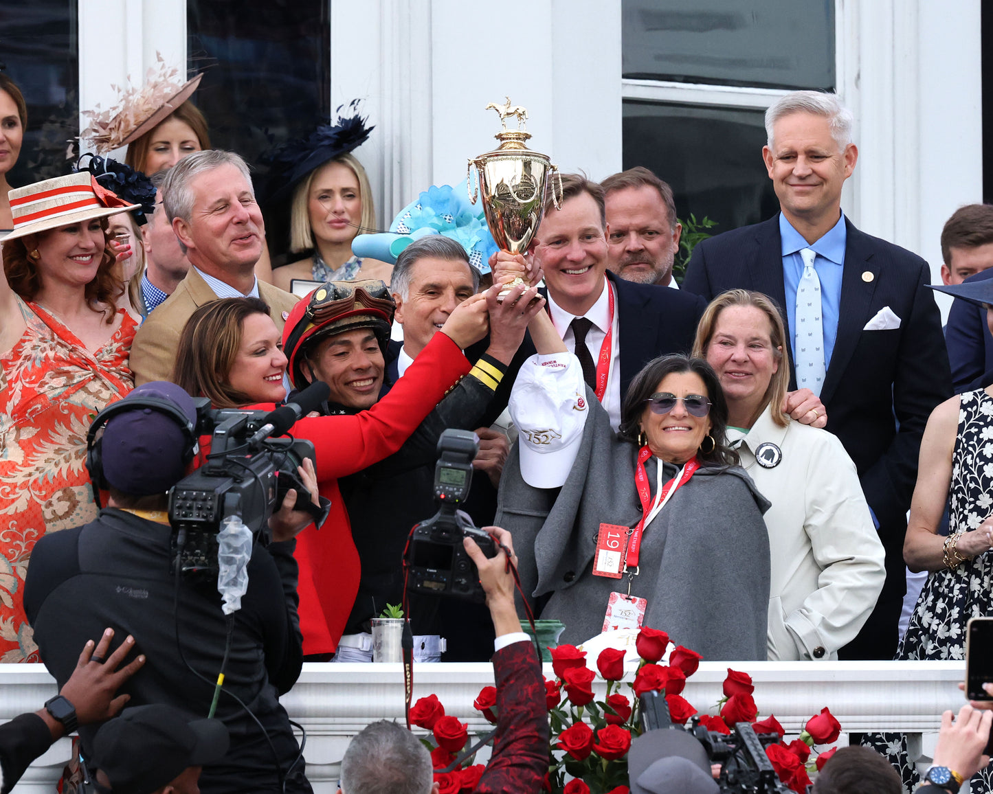 GOLDEN TEMPO - 050226 - Race 12 - CD  The Kentucky Derby G1- 152nd Running - Trophy Presentation 05 - Coady Media - Kurtis Coady Photography