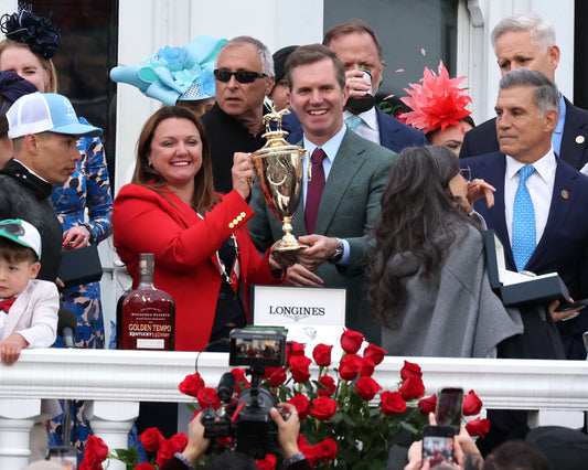 GOLDEN TEMPO - 050226 - Race 12 - CD  The Kentucky Derby G1- 152nd Running - Trophy Presentation 08 - Coady Media - Kurtis Coady Photography