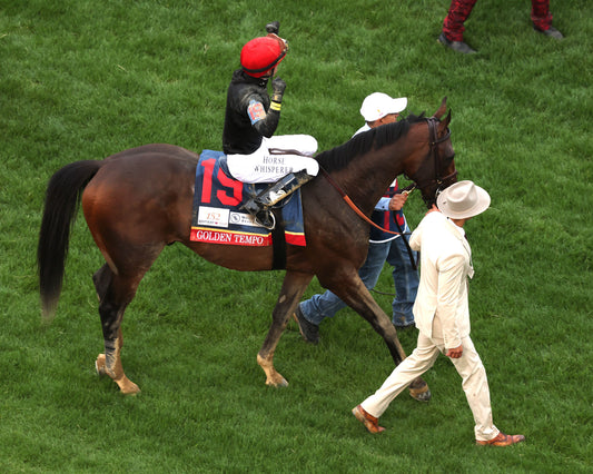 GOLDEN TEMPO - 050226 - Race 12 - CD  The Kentucky Derby G1- 152nd Running - Walk Back 03 - Coady Media - Kurtis Coady Photography