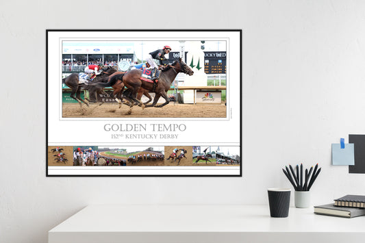 GOLDEN TEMPO - The Kentucky Derby G1 - 152nd Running - Limited Edition 18x24 Print (250) - Coady Media - Kurtis Coady Photography