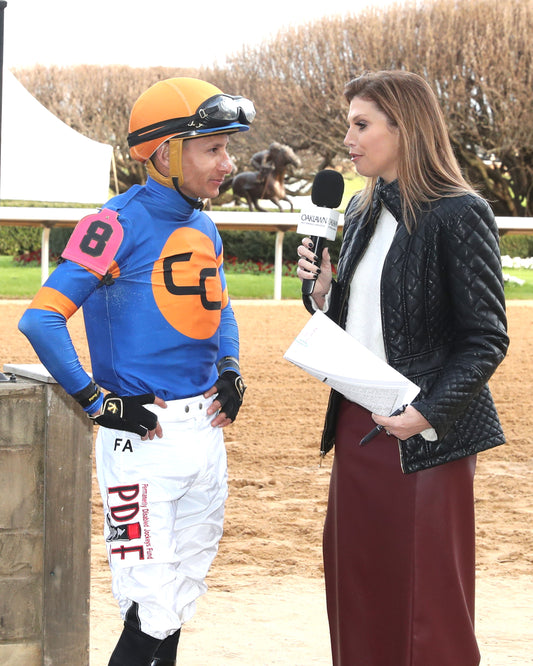 HAULIN ICE - Downthedustyroad Breeder's Stakes - 02-20-26 - R08 - OP - Interview 01 - Renee Torbit - Coady Media - Kurtis Coady Photography