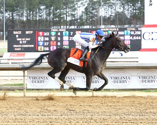 INCREDIBOLT - The Virginia Derby - 03-14-26 - R09 - CNL - Finish 01 - Coady Media - Kurtis Coady Photography