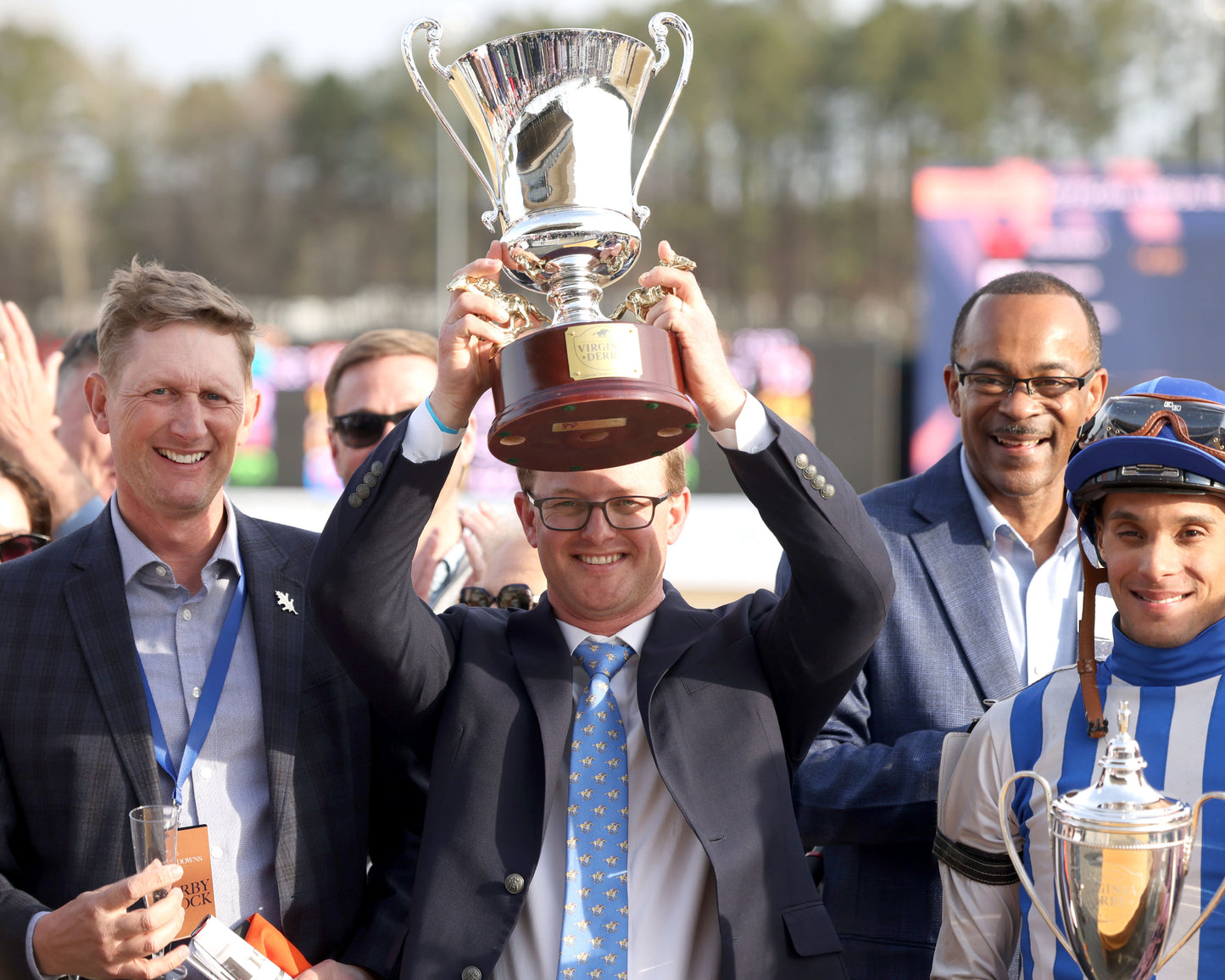 INCREDIBOLT - The Virginia Derby - 03-14-26 - R09 - CNL - Trophy Celebration 01 - Coady Media - Kurtis Coady Photography