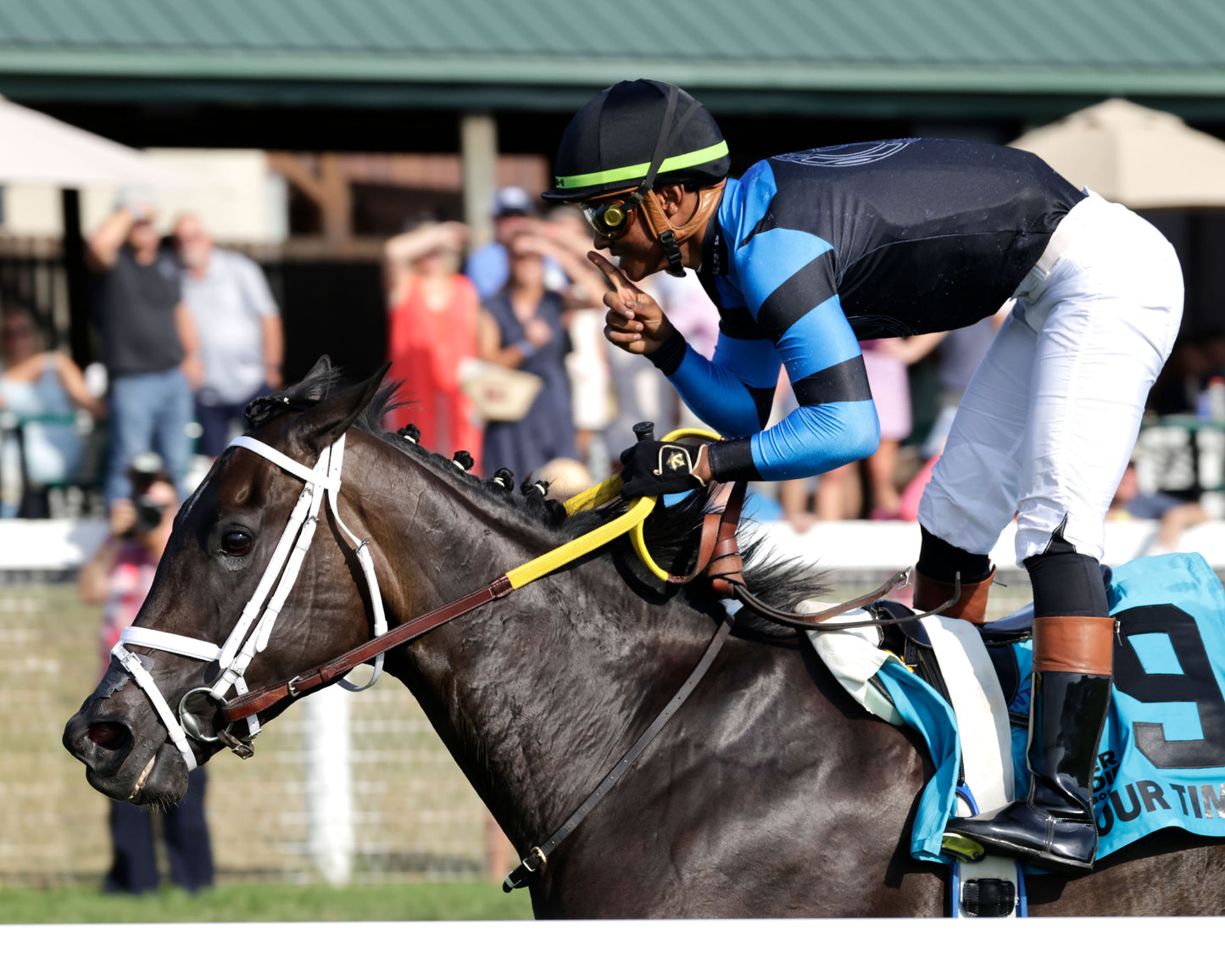 IN OUR TIME - Kentucky Downs Ladies Turf Sprint - G1 - 08-29-26 - R07 - KD - Inside Finish 01