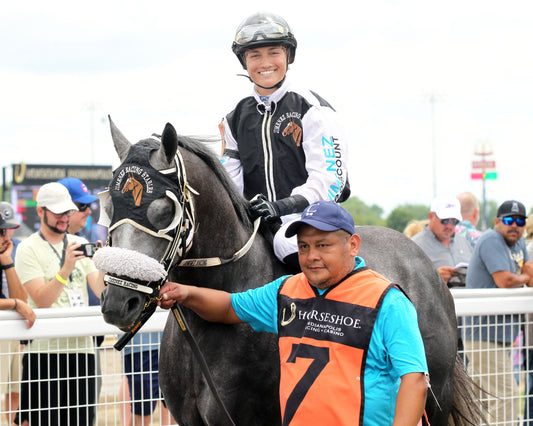 JR SHADOW BOY - Hoosier Breeders Sophomore Handicap - 18th Running - 07-11-26 - R05 - Horseshoe Indiana - Paddock 02 - Casey Cable