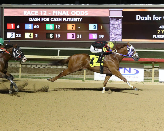 JT MIDLIFE CRISIS - Dash for Cash Futurity (Grade II) - 10-10-26 - R12 - Lone Star Park - Finish 03 - Coady Media - Kurtis Coady Photography