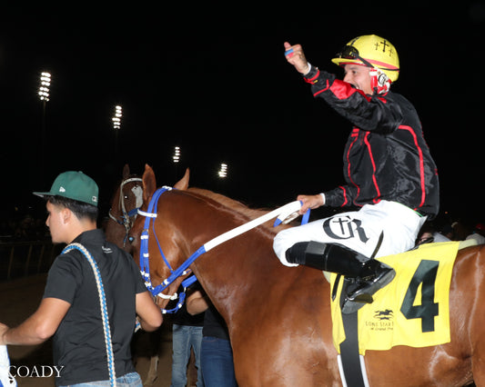 JT MIDLIFE CRISIS - Dash for Cash Futurity (Grade II) - 10-10-26 - R12 - Lone Star Park - Jockey 02 - Coady Media - Kurtis Coady Photography
