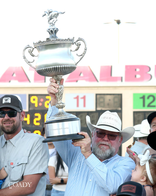 KING OF THE TIDE - All American Quarter Horse Futurity G1 - 09-01-25 - R10 - RUI - Trophy 01