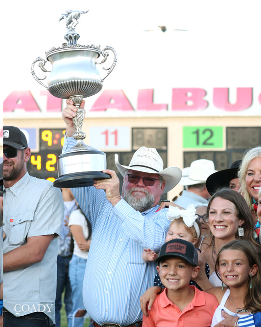 KING OF THE TIDE - All American Quarter Horse Futurity G1 - 09-01-25 - R10 - RUI - Trophy 02