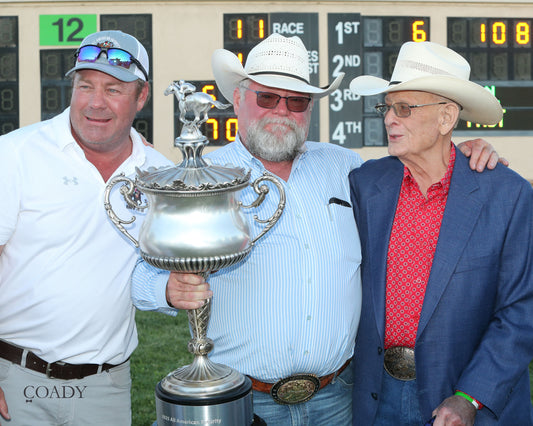 KING OF THE TIDE - All American Quarter Horse Futurity G1 - 09-01-25 - R10 - RUI - Trophy 05