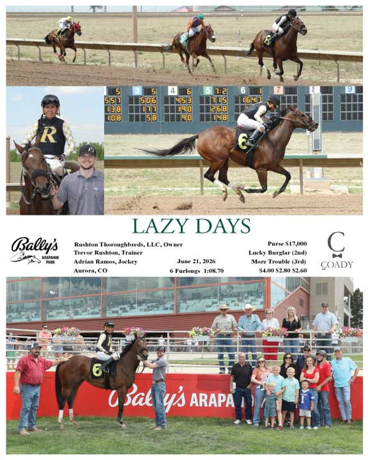 LAZY DAYS - 06-21-26 - R05 - ARP