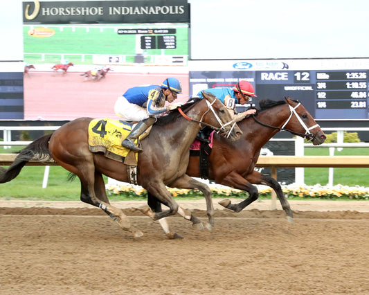 LEADING CHANGE - Indiana Derby - G3 - 07-11-26 - R12 - IND - Finish 01