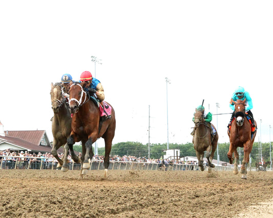 LEADING CHANGE - Indiana Derby - G3 - 07-11-26 - R12 - Horseshoe Indiana - Under Rail 01 - Renee Torbit
