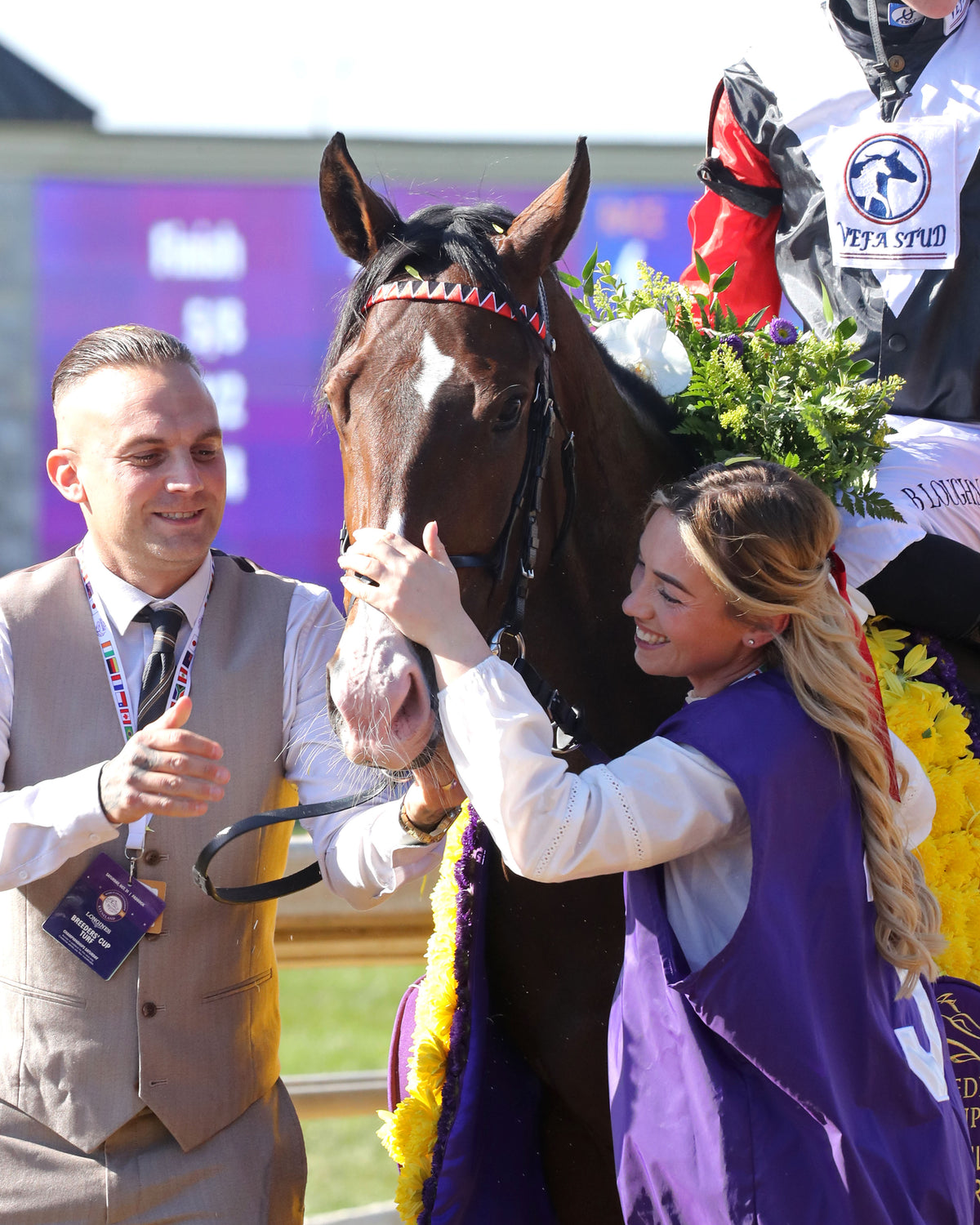 LIBERTANGO - Breeders' Cup Juvenile Turf Sprint G1 - 10-30-26 - R06 - Keeneland Race Course - Celebration 04 - Renee Torbit - Coady Media - Kurtis Coady Photography