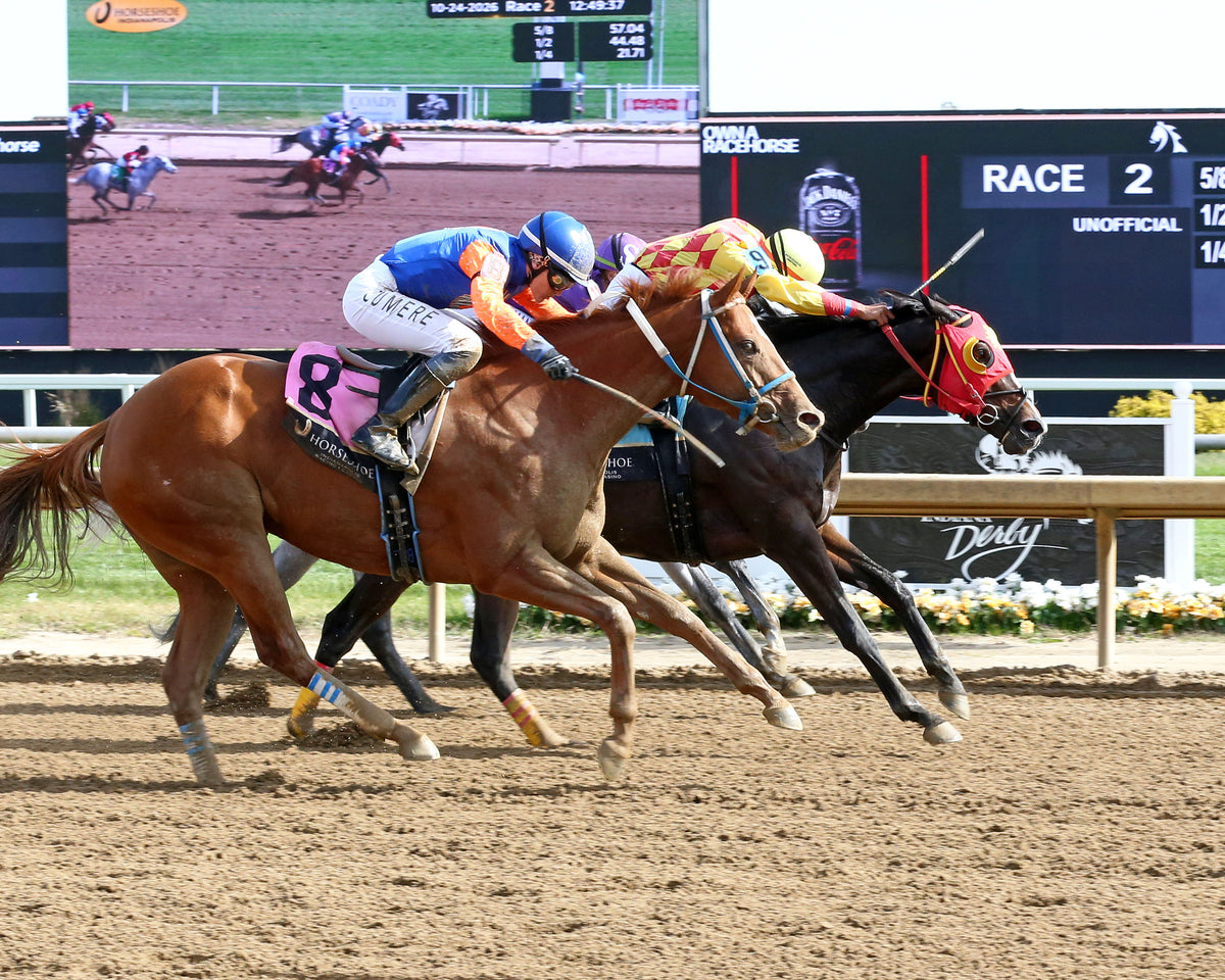 LITTLERANSOMSFIRE - Kim Hammond Overnight Handicap - 3rd Running - 10-24-26 - R02 - Horseshoe Indiana - Finish 01 - Sammantha Pagels