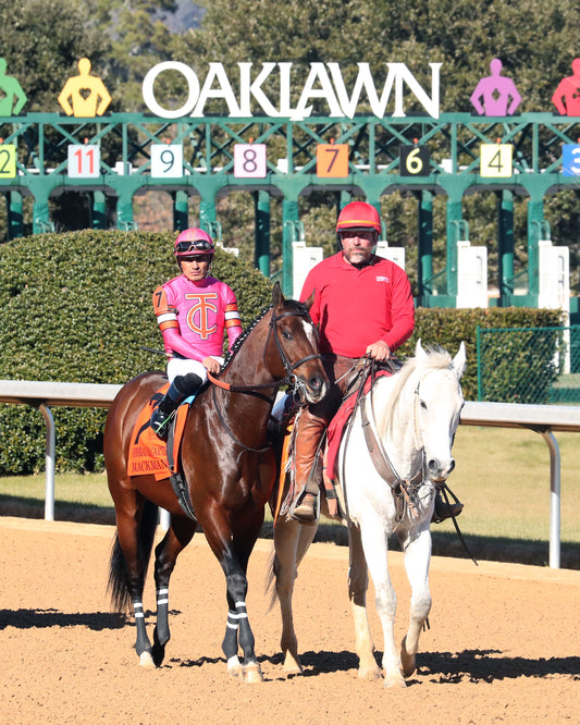 MACKMAN - The General MacArthur Overnight Stakes - 02-06-26 - R08 - Oaklawn Park - Post Parade 01 - Coady Media - Kurtis Coady Photography