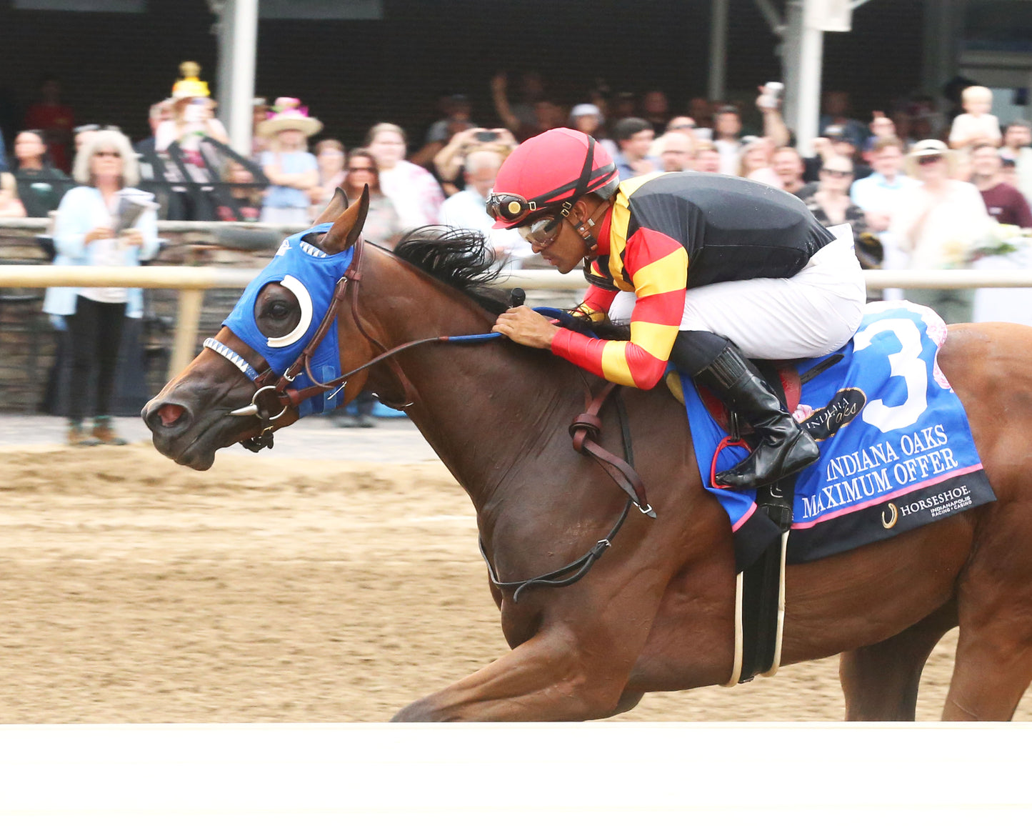 MAXIMUM OFFER - Indiana Oaks - 32nd Running - G3 - 07-11-26 - R11 - Horseshoe Indiana - Inside Finish 02  - Sammantha Pagels