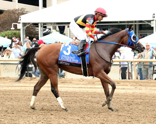 MAXIMUM OFFER - Indiana Oaks - 32nd Running - G3 - 07-11-26 - R11 - Horseshoe Indiana - Post Parade 01 - Kurtis Coady