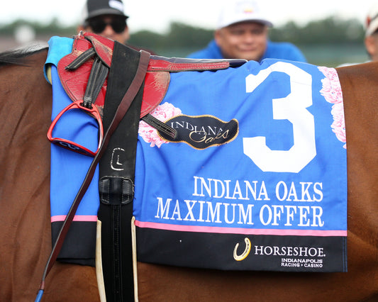 MAXIMUM OFFER - Indiana Oaks - 32nd Running - G3 - 07-11-26 - R11 - Horseshoe Indiana - Saddle Towel 01 - Casey Cable