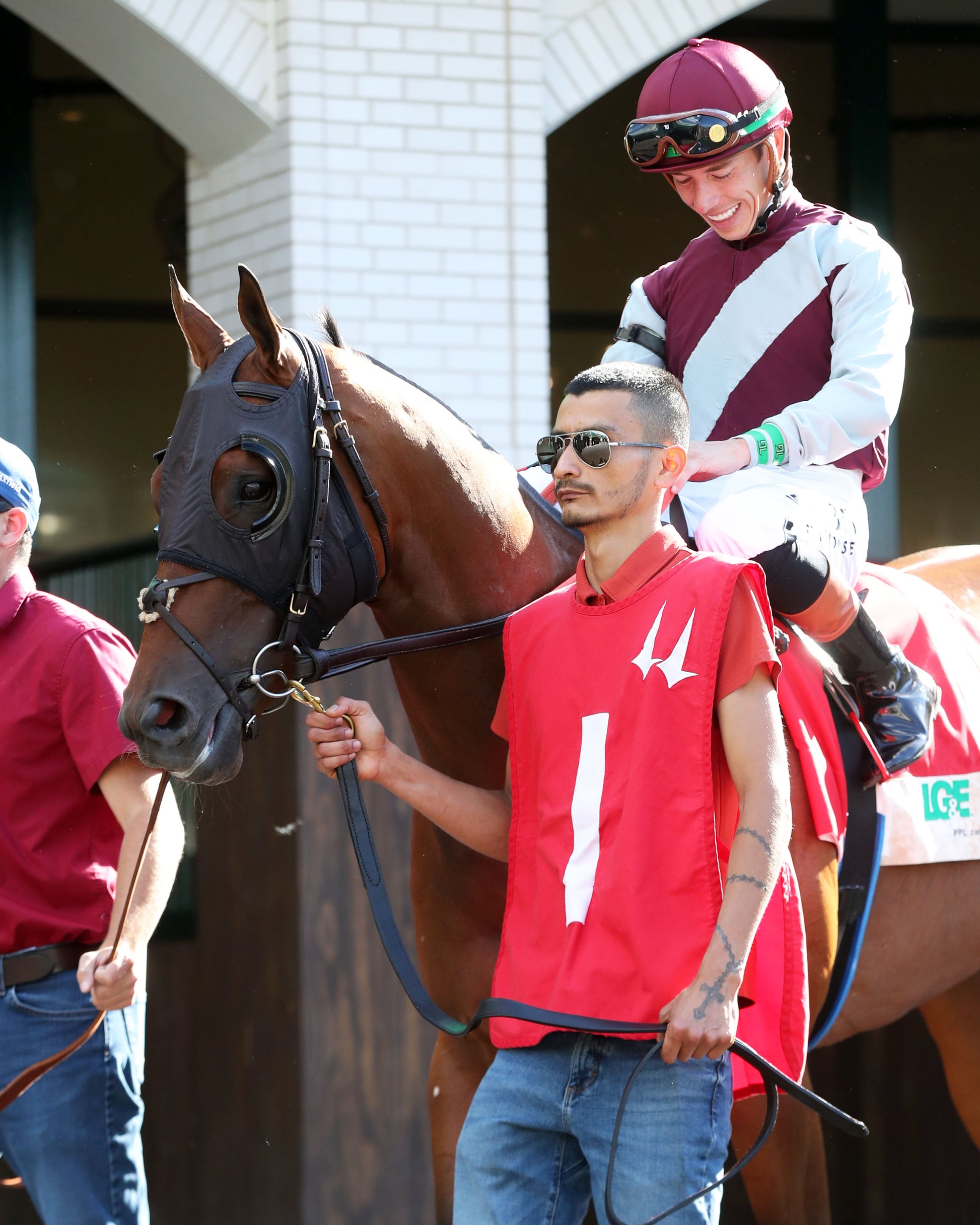 ONE MAGIC PHILLY - The Roxelana Stakes - 04-25-26 - R09 - CD - Paddock 02 - Coady Media - Kurtis Coady Photography