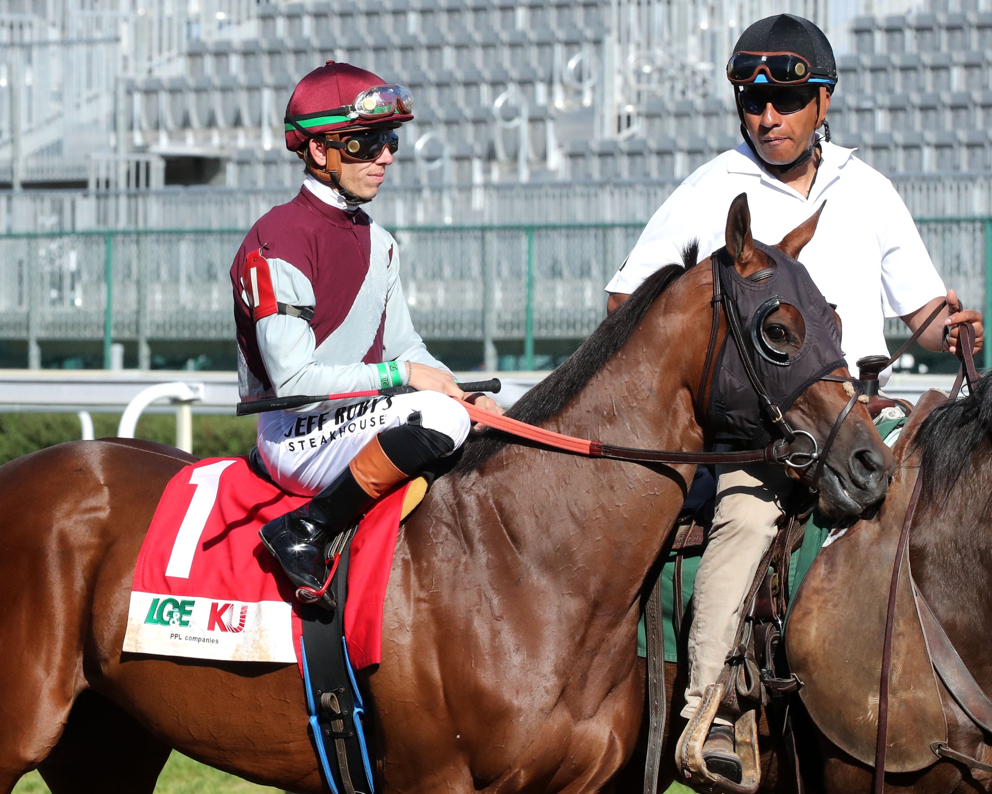 ONE MAGIC PHILLY - The Roxelana Stakes - 04-25-26 - R09 - CD - Post Parade 02 - Coady Media - Kurtis Coady Photography