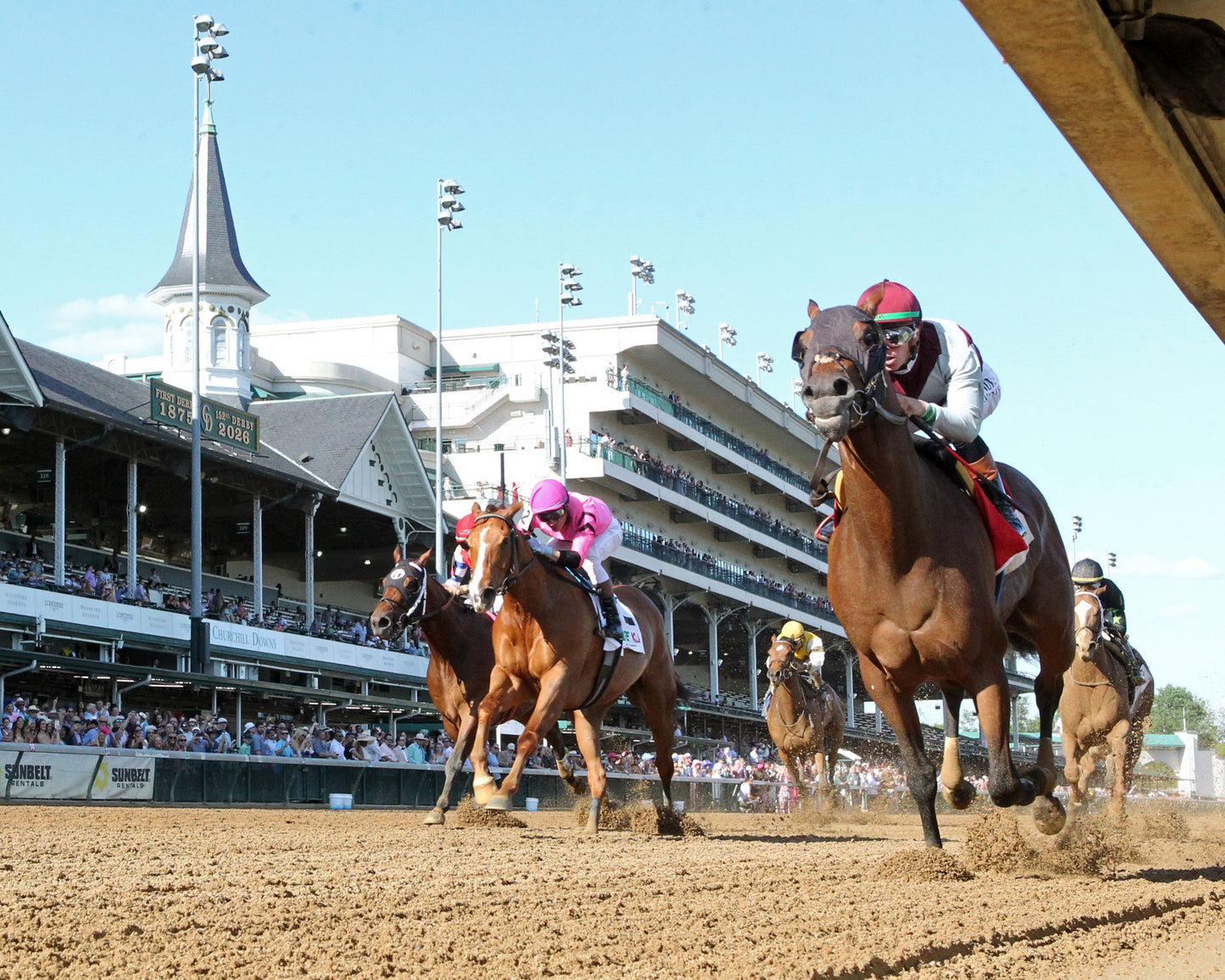 ONE MAGIC PHILLY - The Roxelana Stakes - 04-25-26 - R09 - CD - Under Rail 01 - Coady Media - Kurtis Coady Photography