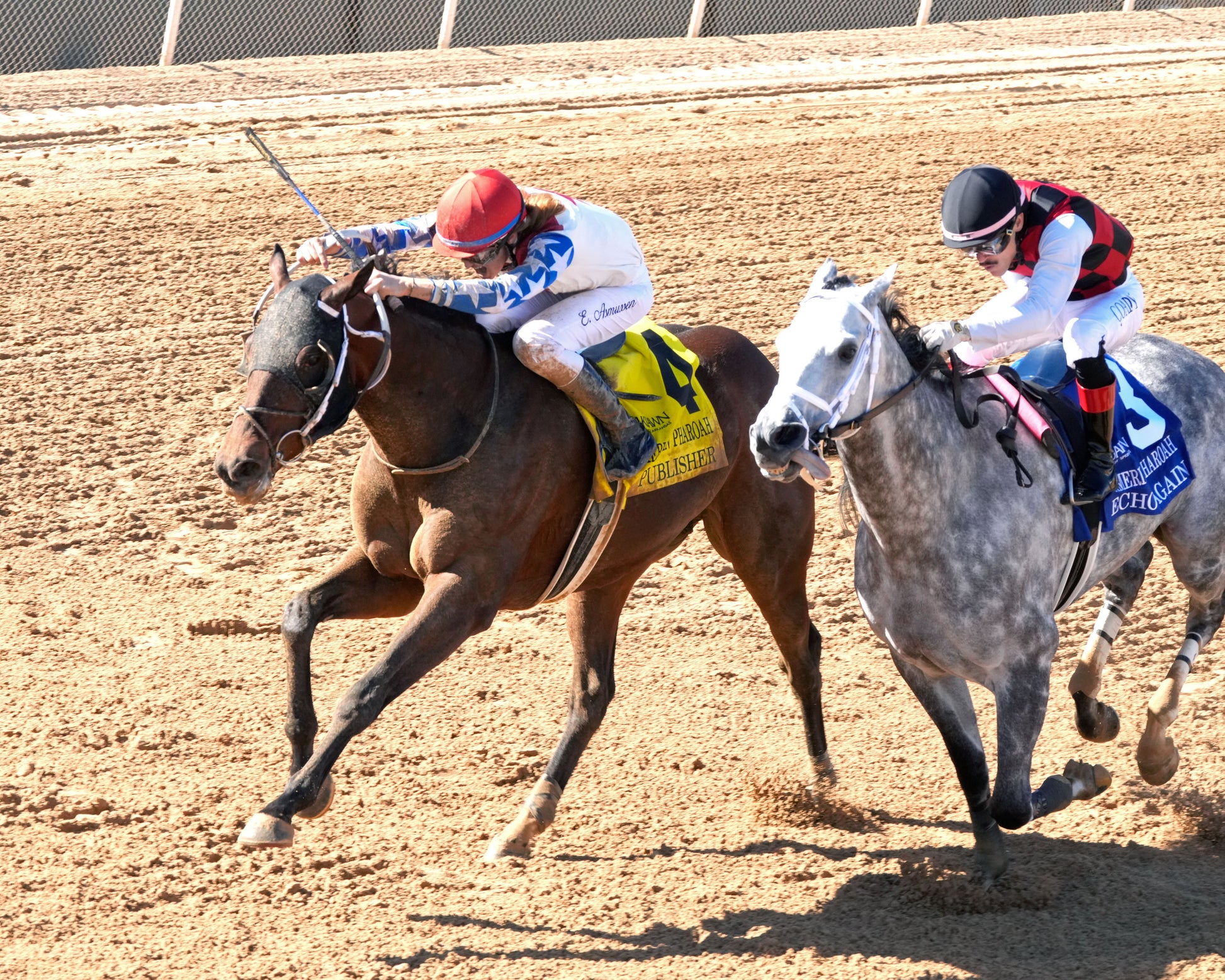 PUBLISHER - The American Pharoah Overnight Stakes - 03-28-26 - R09 - OP - Inside Finish 03 - Coady Media - Kurtis Coady Photography