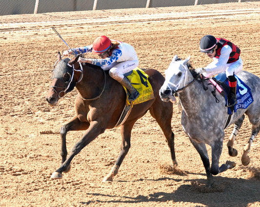 PUBLISHER - The American Pharoah Overnight Stakes - 03-28-26 - R09 - OP - Inside Finish 03 - Coady Media - Kurtis Coady Photography