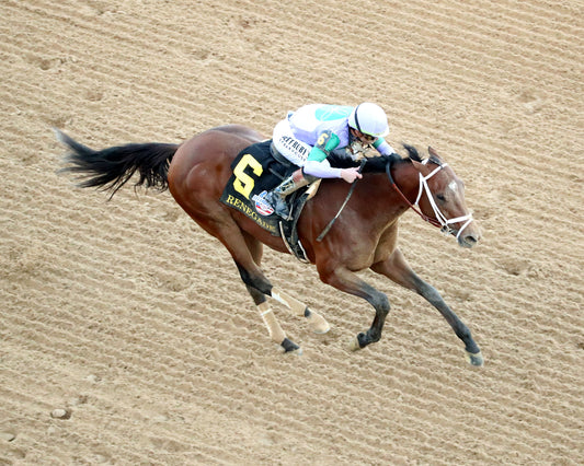 RENEGADE - The Arkansas Derby G1 - 03-28-26 - R13 - OP - Aerial Finish 01 - Coady Media - Kurtis Coady Photography