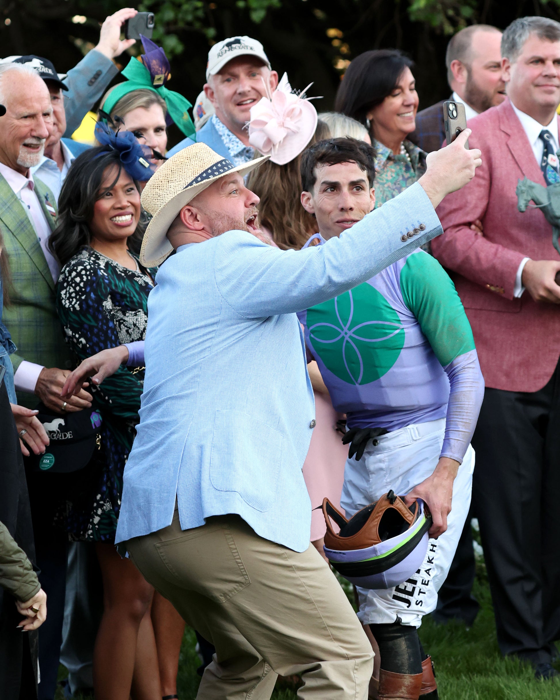 RENEGADE - The Arkansas Derby G1 - 03-28-26 - R13 - OP - Irad Ortiz Jr Selfie 01 - Coady Media - Kurtis Coady Photography
