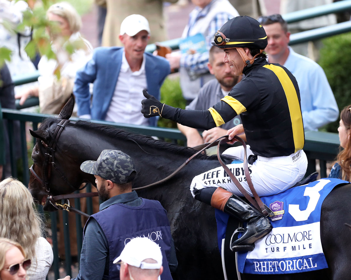 RHETORICAL - 100326 - Race 10 - KEE  The Coolmore Turf Mile G1 - Come Back 01