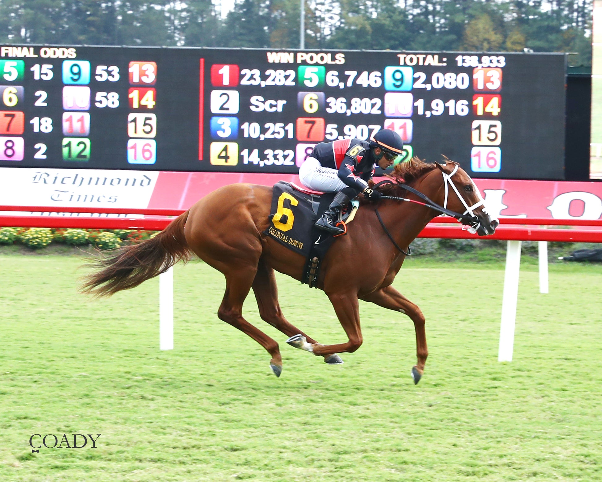 ROYAL TESTAMENT - The Exacta Systems Rosie's Stakes - 09-06-25 - CNL - Finish 01 - Coady Media - Kurtis Coady Photography