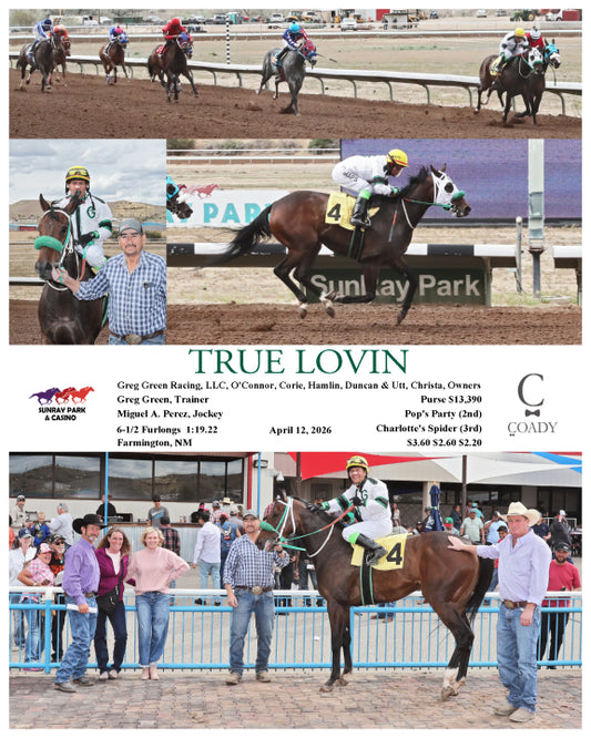 TRUE LOVIN - 04-12-26 - R08 - SRP - Coady Media - Kurtis Coady Photography
