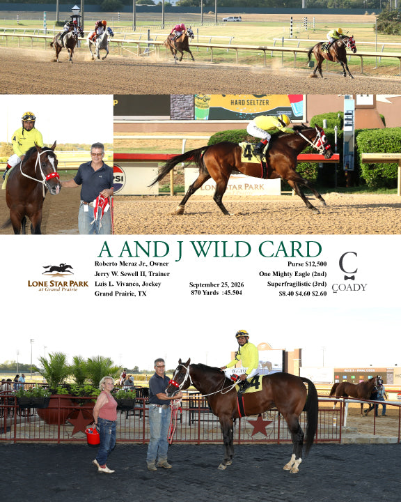 A AND J WILD CARD - 09-25-26 - R01 - LSP