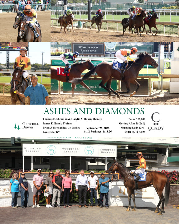 ASHES AND DIAMONDS - 092626 - Race 01 - CD