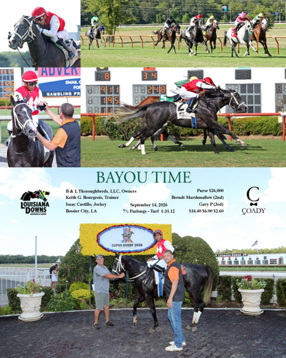 BAYOU TIME - 09-14-26 - R01 - LAD