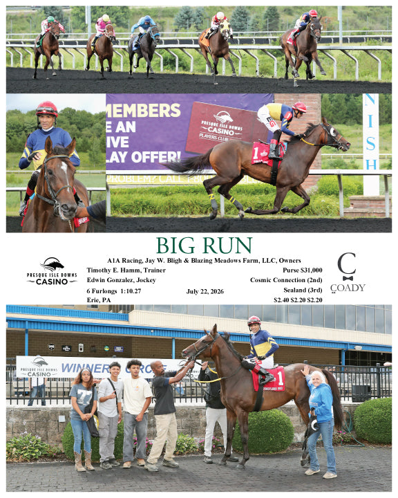 BIG RUN - 07-22-26 - R01 - PID