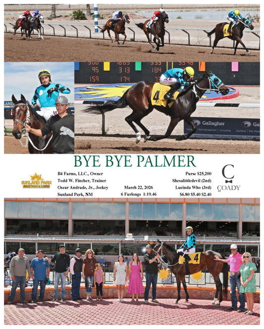 BYE BYE PALMER - 03-22-26 - R01 - SUN - Coady Media - Kurtis Coady Photography