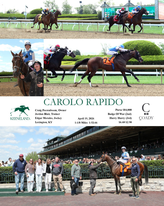CAROLO RAPIDO - 041926 - Race 01 - KEE - Coady Media - Kurtis Coady Photography