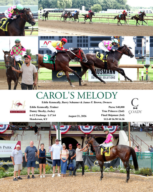 CAROL'S MELODY - 082126 - Race 01 - ELP