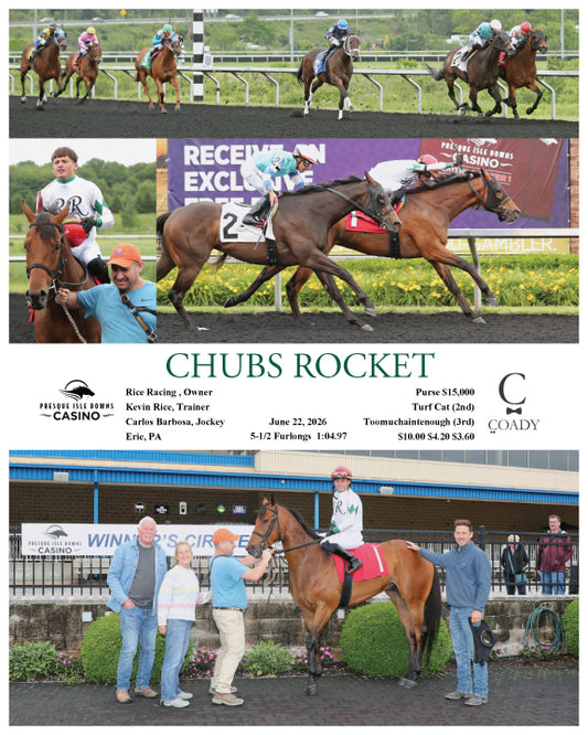 CHUBS ROCKET - 06-22-26 - R01 - PID