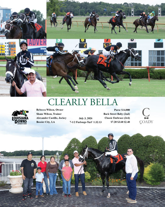 CLEARLY BELLA  - 07-03-26 - R01 - LAD