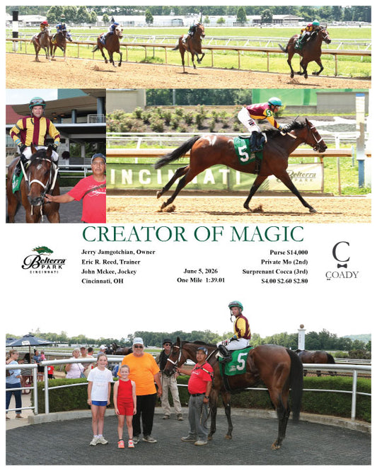 CREATOR OF MAGIC - 060526 - Race 01 - BTP